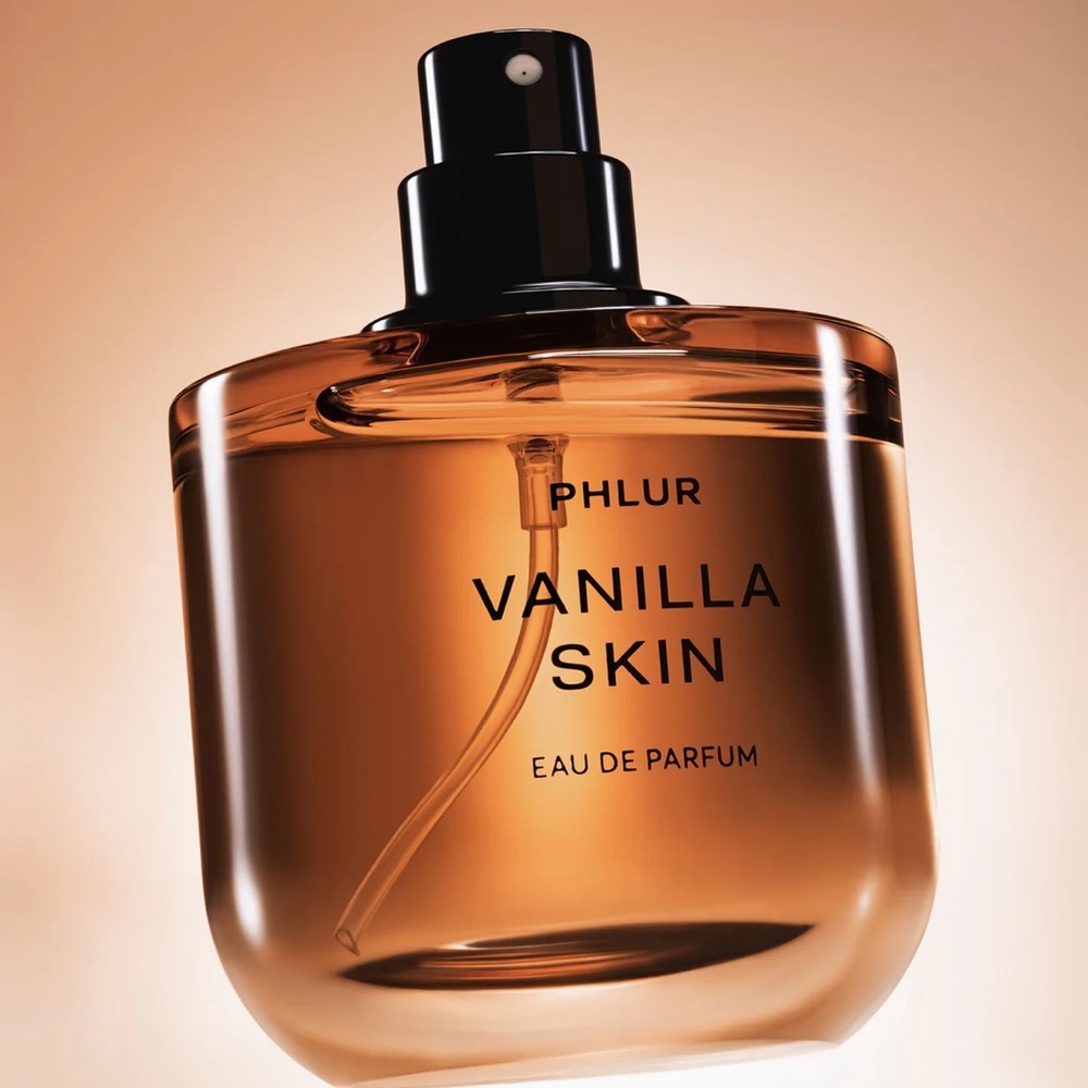 Phlur Vanilla Skin Eau de Parfum — Amber Bottle with White Cap - Picture 2 of 8